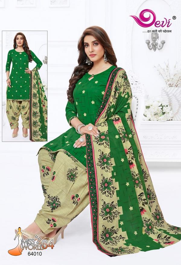 Devi Miss World Vol-64 Cambric Cotton Designer Dress Material